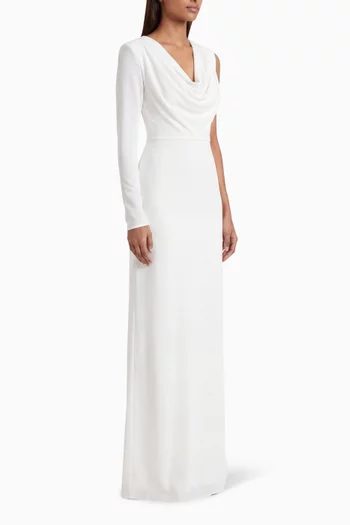 Rosane Slit Dress in Jersey