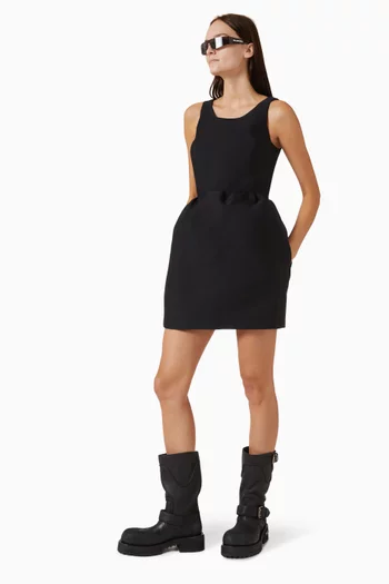 Bell Mini Dress Wool Scuba