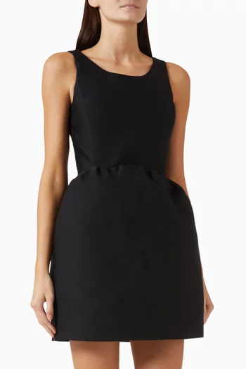 Bell Mini Dress Wool Scuba