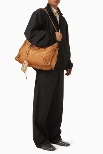 Large Le City Bag in Suede