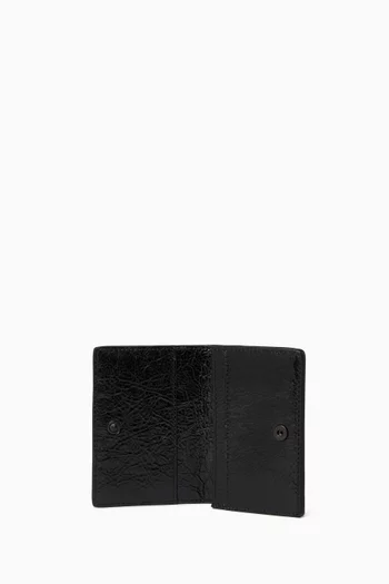 Le City Flap Card Holder in Arena Lambskin