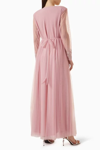 Embellished Dress in Tulle
