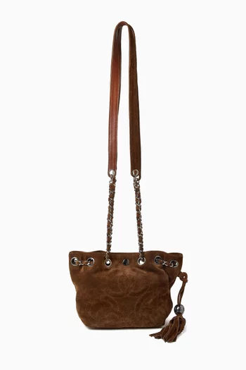 Small CC Crossbody Bag in Suede