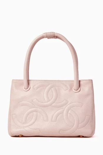 Mini CC Tote Bag in Caviar Leather