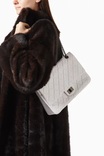 Large 2.55 Reissue Flap Bag in Aged Calfskin