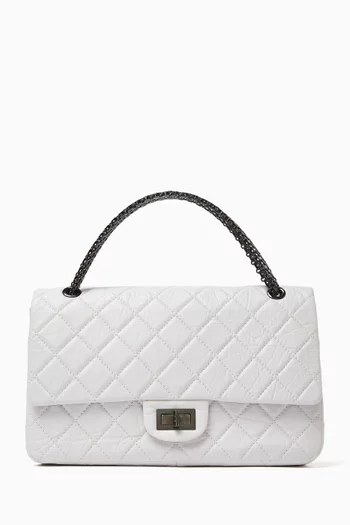 Large 2.55 Reissue Flap Bag in Aged Calfskin