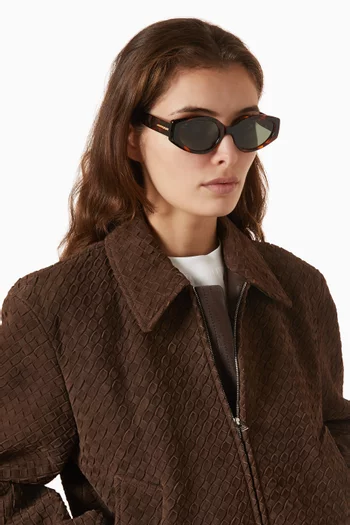 Fevered+ Oval Sunglasses