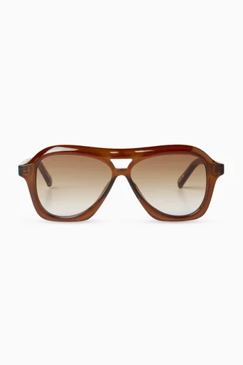 Drizzle Aviator Sunglasses