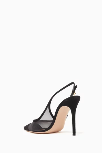 Slingback Pumps in Mesh
