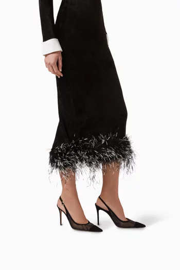 Slingback Pumps in Mesh