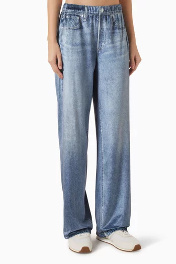 Miramar Wide-leg Pants in Velvet
