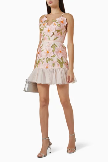 Floral Sling Mini Dress