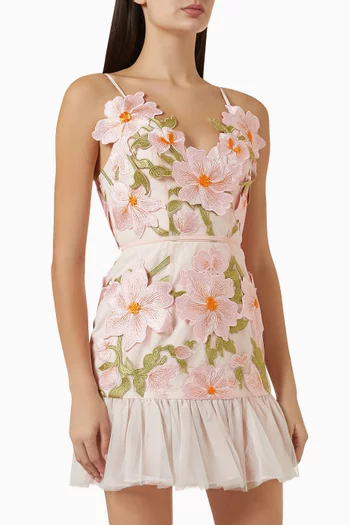 Floral Sling Mini Dress