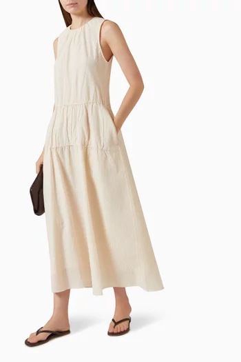 Pleated Maxi Dress
