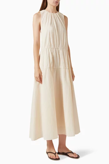 Pleated Maxi Dress