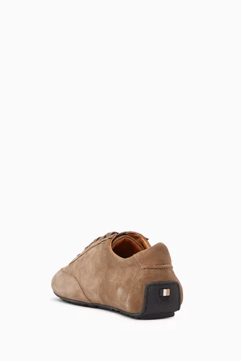 Lace-up Sneakers in Suede