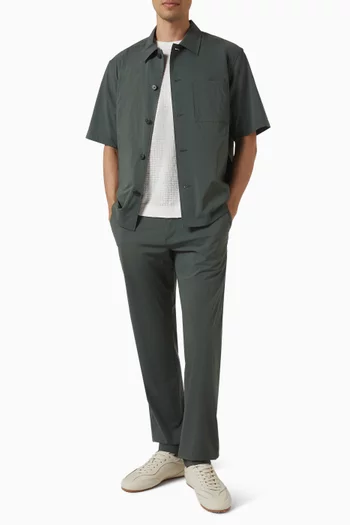 Standard Drawstring Pants in Textured Nylon