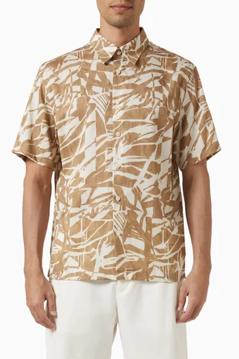 Irving Printed Shirt in Lyocell