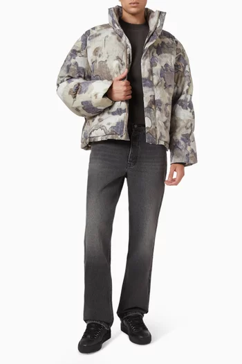 Riot Puffer Jacket in Nylon