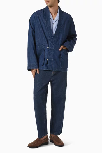 Quimono Kimono Shirt in Cotton-velvet