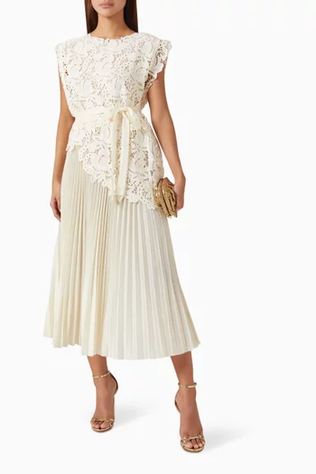 Cora Pleated Dress Set