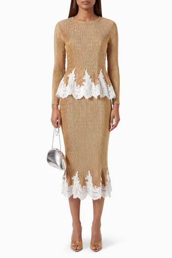 Leona Top & Skirt Set