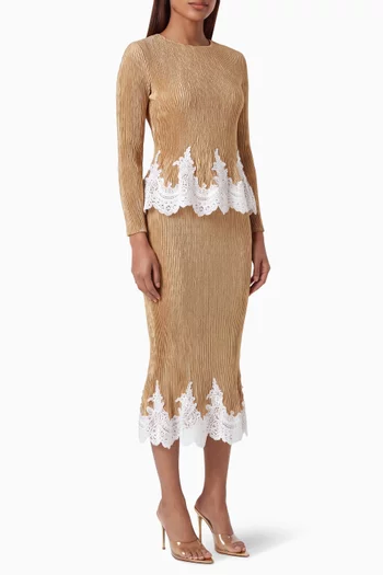 Leona Top & Skirt Set