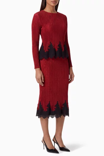 Leona Top & Skirt Set