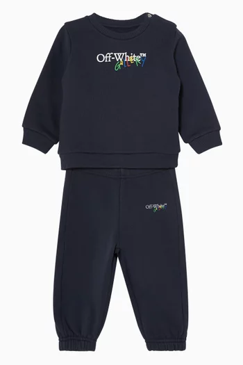 Diagonal Sweatpants in Fleece