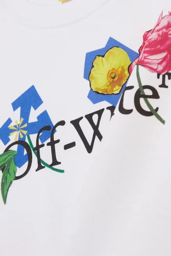 Big Bookish Flower T-Shirt in Jersey