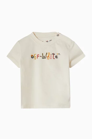 Logo Pongo-print T-shirt in Jersey