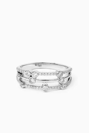 Diamond Ring in 14kt White Gold