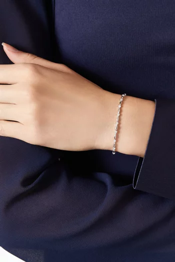 Diamond Bracelet in 14kt White Gold