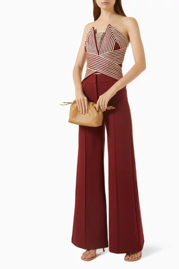 Sombra Clara Embroidered Top in Crepe