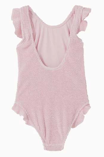 Ruffle Crinkle Swimsuit