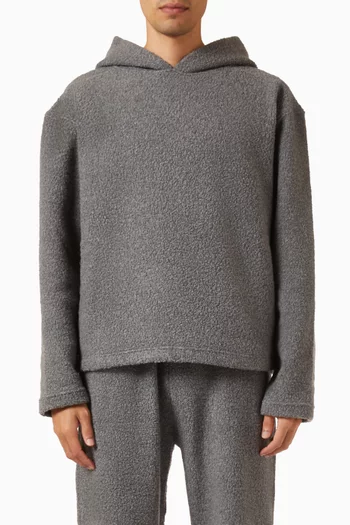 Relaxed Hoodie in Wool