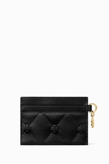 Bunny Knot Card Case in Nappa Leather