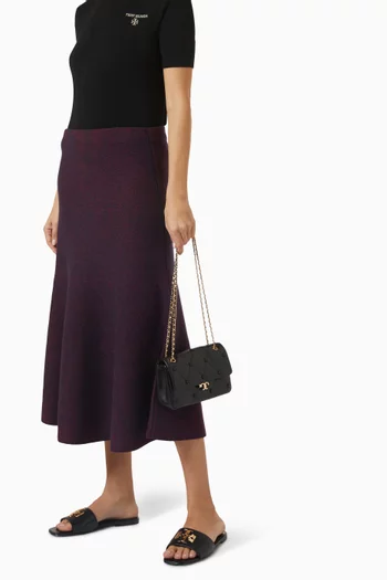 Small Bunny Knot Shoulder Bag in Napa Leather