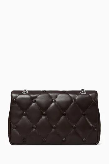 Bunny Knot Shoulder Bag in Napa Leather