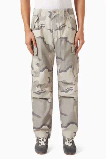Camouflage Cargo Pants in Cotton