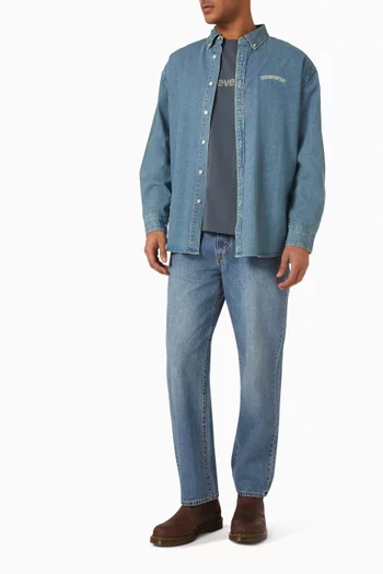 Washed Shirt in Denim