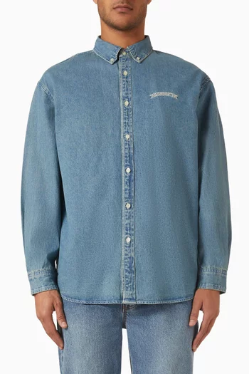 Washed Shirt in Denim