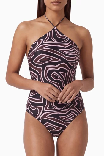 Labirinto Print One-piece Swimsuit