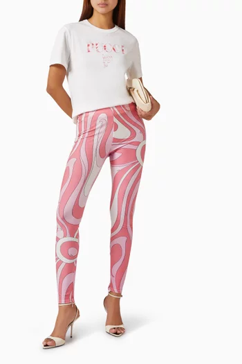 Printed Leggings in Lycra