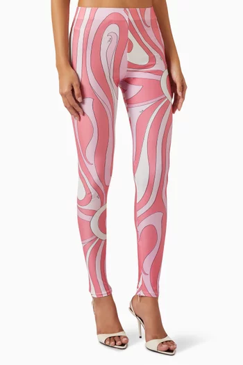 Printed Leggings in Lycra