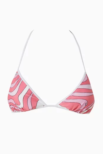 Printed Bikini Top