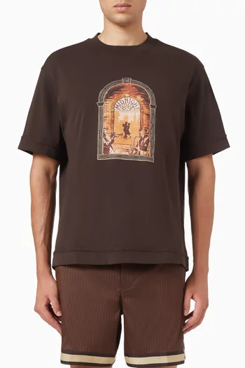 Midnight Arch T-shirt in Cotton