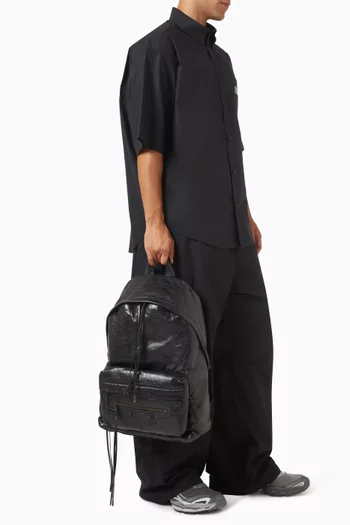 Le City Backpack in Arena Lambskin