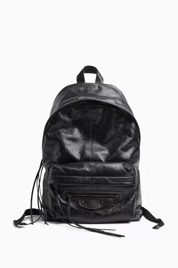Le City Backpack in Arena Lambskin