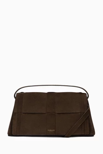 Medium Florence Shoulder Bag in Suede